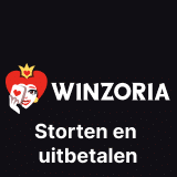 Storten en uitbetalen bij Winzoria